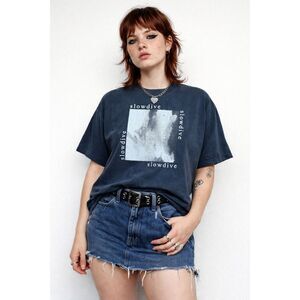 Vintage Slowdive Slouvaki Gray T Shirt Tee Top   Adult Size 2XL